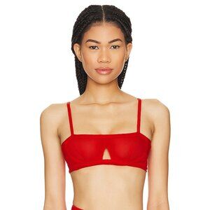Free People/Revolve We Are HAH-Wired Bra In Red Size 30-38C NWT